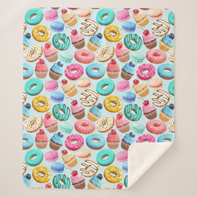 Couverture Sherpa Cupcakes Sherpa Blanket (Devant)