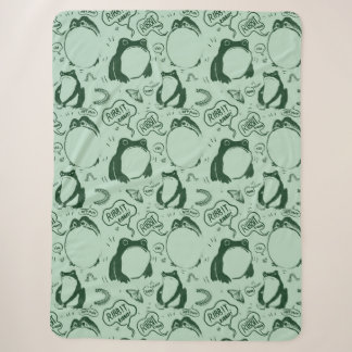 Couverture Sherpa Cute Grenouille Blanket - Grenouille triste - Japo