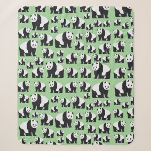 Couverture Sherpa Cute Panda Motif ours