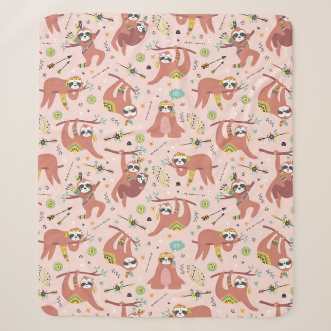 Couverture Sherpa Cute Tropical Christmas Sherpa Blanket (Devant)
