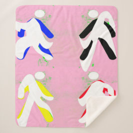 Couverture Sherpa Danseurs