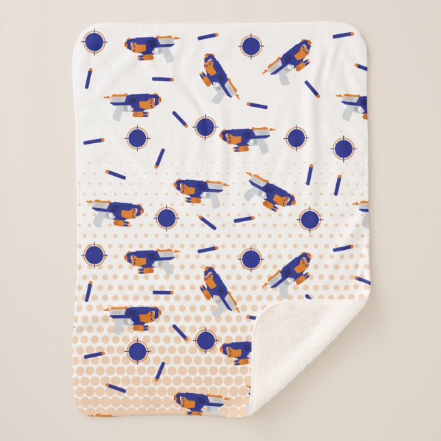 Couverture Sherpa Dart Gun Battle War Boys Motif cible (Devant)