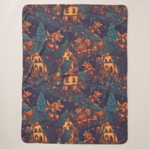 Couverture Sherpa De mignons loups-garous courent autour d'un villag