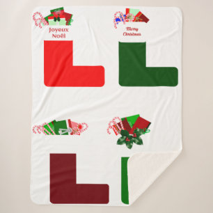 Couverture Sherpa de Noël