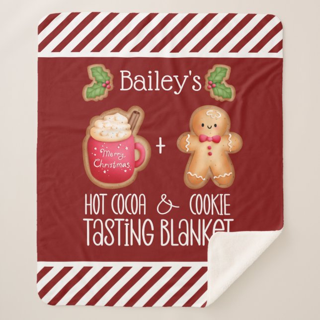 Couverture Sherpa Dégustation de cacao chaud et de biscuits (Devant)