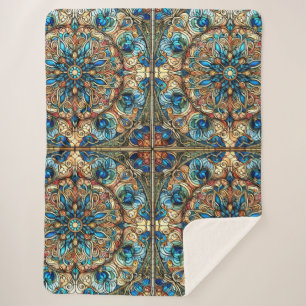 Couverture Sherpa Design élaboré en verre tendu