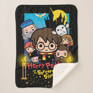 Couverture Sherpa Dessin animé Harry Potter et la Pierre philosophal