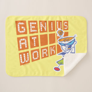 Couverture Sherpa Dexter "Genius At Work"