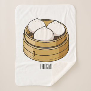 Couverture Sherpa Dim sum dessin animé