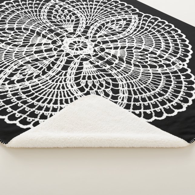Couverture Sherpa Doily Art Sherpa Blanket (3/4)