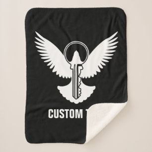 Couverture Sherpa Dove avec clé