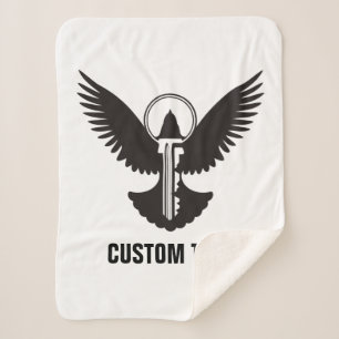 Couverture Sherpa Dove avec clé