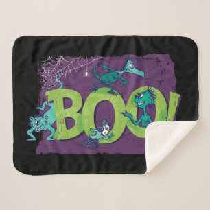 Couverture Sherpa Dr. Seuss BOO! Graphisme Halloween