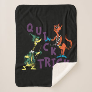 Couverture Sherpa Dr Seuss   Graphique d'Halloween en raccourci