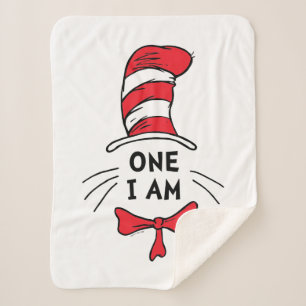 Couverture Sherpa Dr. Seuss Le Chat dans le Chapeau - Je suis uniq