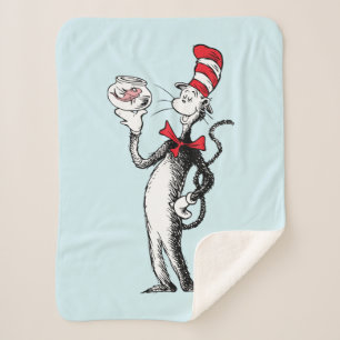 Couverture Sherpa Dr. Seuss   Le Chat dans le Chapeau & Krinklebine