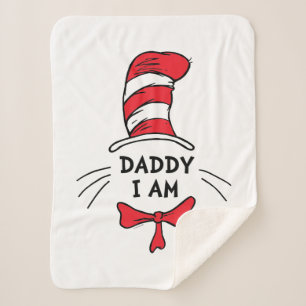 Couverture Sherpa Dr. Seuss Le Chat dans le Chapeau - Papa je suis