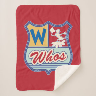 Couverture Sherpa Dr Seuss   Who-ville - White Crest