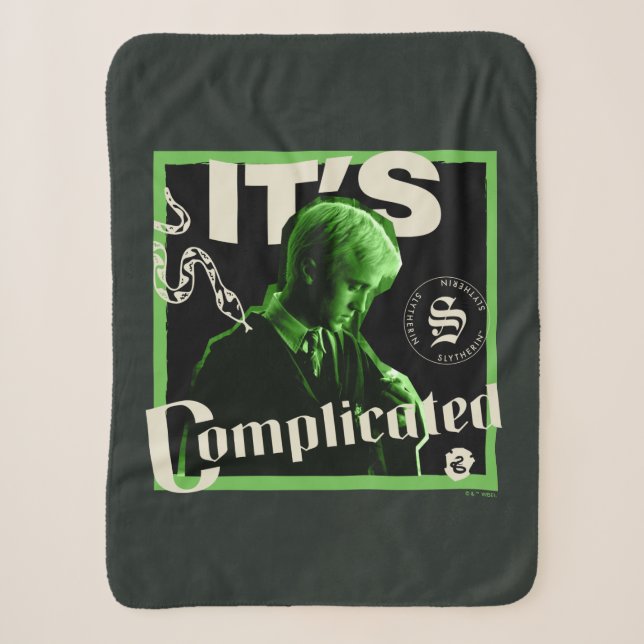 Couverture Sherpa Draco Malfoy - "C'est compliqué" (Devant)