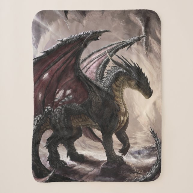 Couverture Sherpa Dragon Dans La Grotte (Devant)