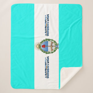Couverture Sherpa Drapeau argentin