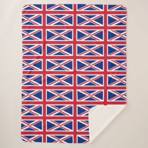 Couverture Sherpa Drapeau britannique