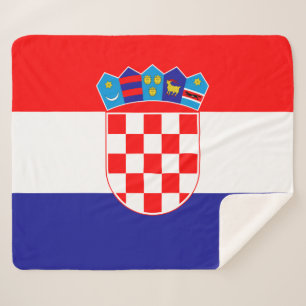 Couverture Sherpa Drapeau croate
