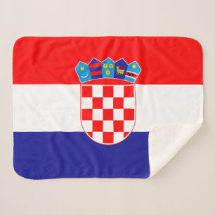 Couverture Sherpa Drapeau croate