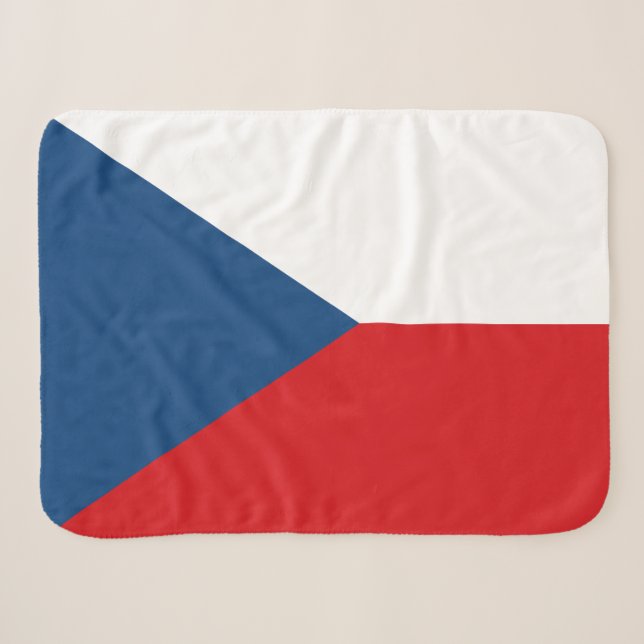 Couverture Sherpa Drapeau de la République tchèque (Devant (Horizontal))