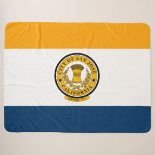 Couverture Sherpa Drapeau de la ville de San José (Californie)