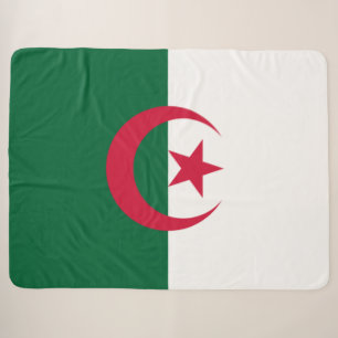 Couverture Sherpa Drapeau de l'Algérie