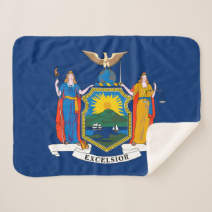 Couverture Sherpa Drapeau de l'État de New York