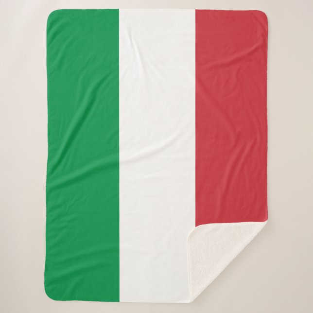 Couverture Sherpa Drapeau de l'Italie (Devant)