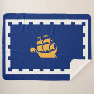 Couverture Sherpa Drapeau de Québec (Québec, Canada)