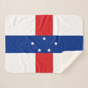Couverture Sherpa Drapeau des Antilles néerlandaises