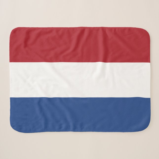 Couverture Sherpa Drapeau des Pays-Bas (Devant (Horizontal))