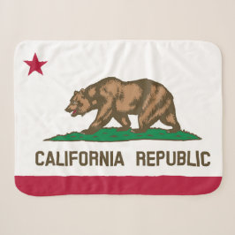 Couverture Sherpa Drapeau d'état de Californie Imprimer Patriotique