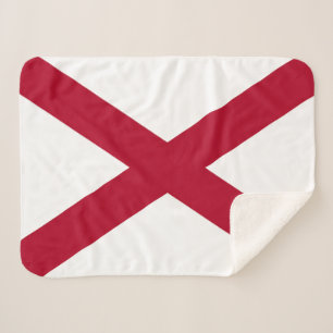 Couverture Sherpa Drapeau d'État de l'Alabama