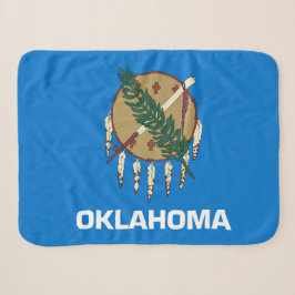 Couverture Sherpa Drapeau d'État de l'Oklahoma Imprimer Patriotique