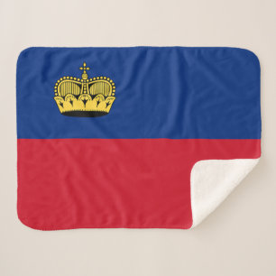 Couverture Sherpa Drapeau du Liechtenstein