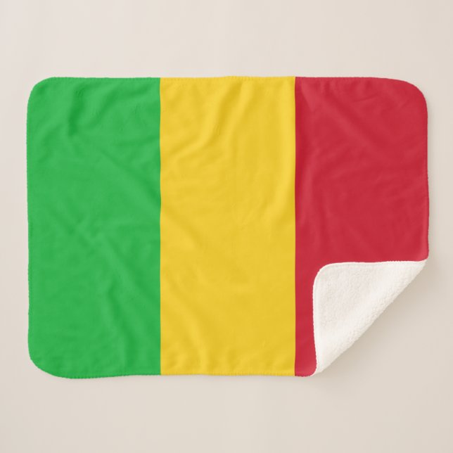 Couverture Sherpa Drapeau du Mali (Devant (Horizontal))