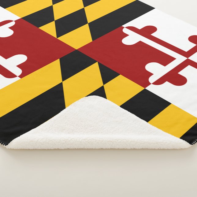 Couverture Sherpa Drapeau du Maryland (3/4)