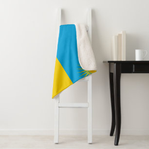 Couverture Sherpa Drapeau du Rwanda