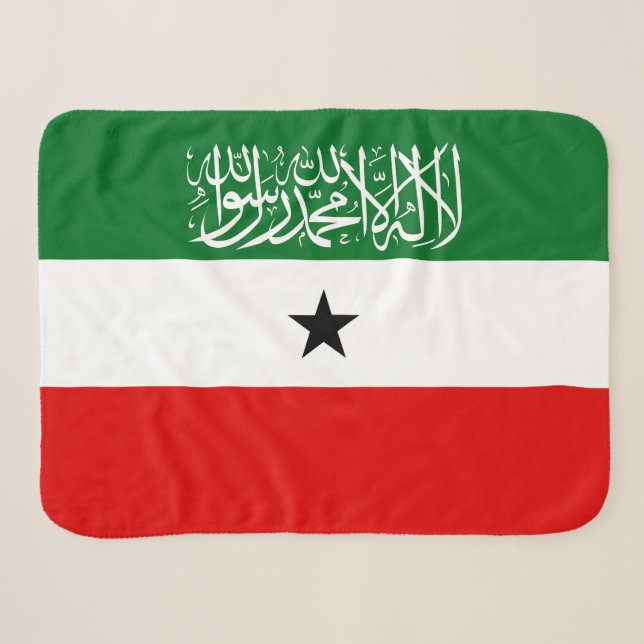 Couverture Sherpa Drapeau du Somaliland (Devant (Horizontal))