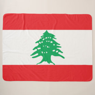 Couverture Sherpa Drapeau libanais (Drapeau libanais)