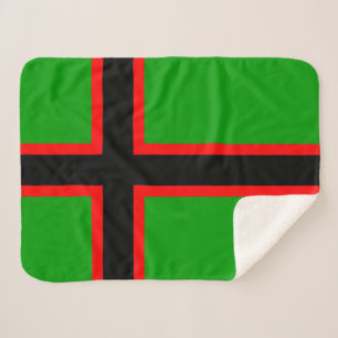 Couverture Sherpa Drapeau national de Carélie