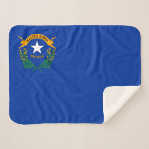 Couverture Sherpa Drapeau national du Nevada