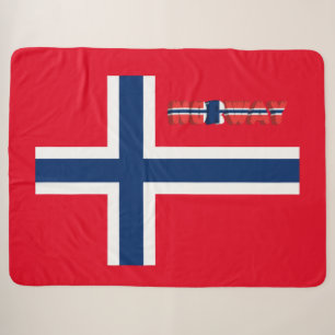 Couverture Sherpa Drapeau norvégien