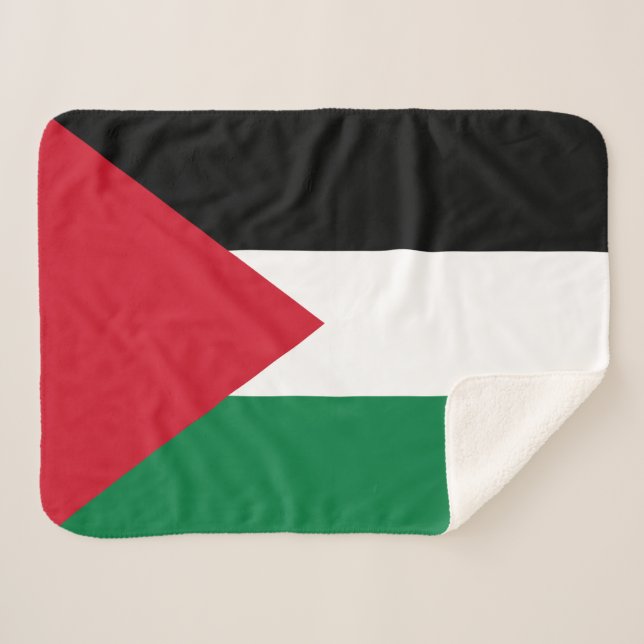 Couverture Sherpa Drapeau palestinien (Devant (Horizontal))