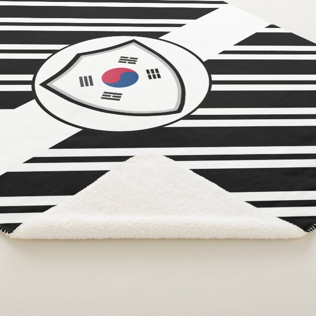 Couverture Sherpa Drapeau sud-coréen (3/4)